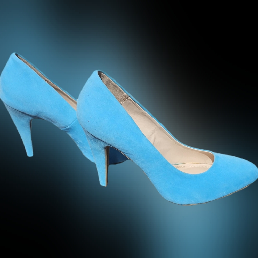 Anne Michelle Bright Blue Heels